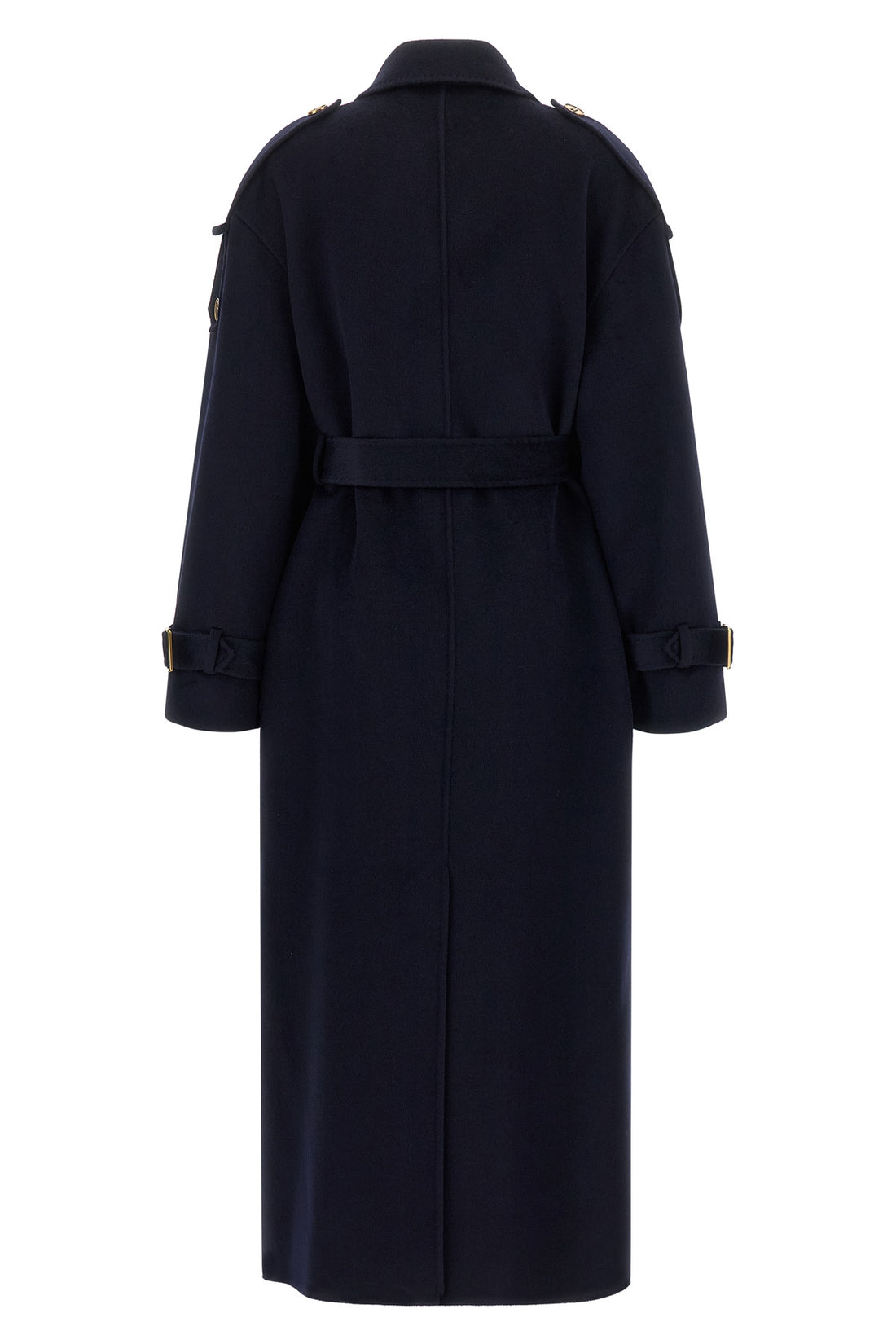 ELISABETTA FRANCHI 38 the elisabetta franchi pure wool coat defines an enveloping and structured silho