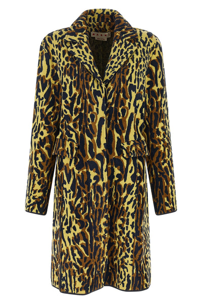 the marni coat redefines contemporary outerwear through a bold abstract animal p