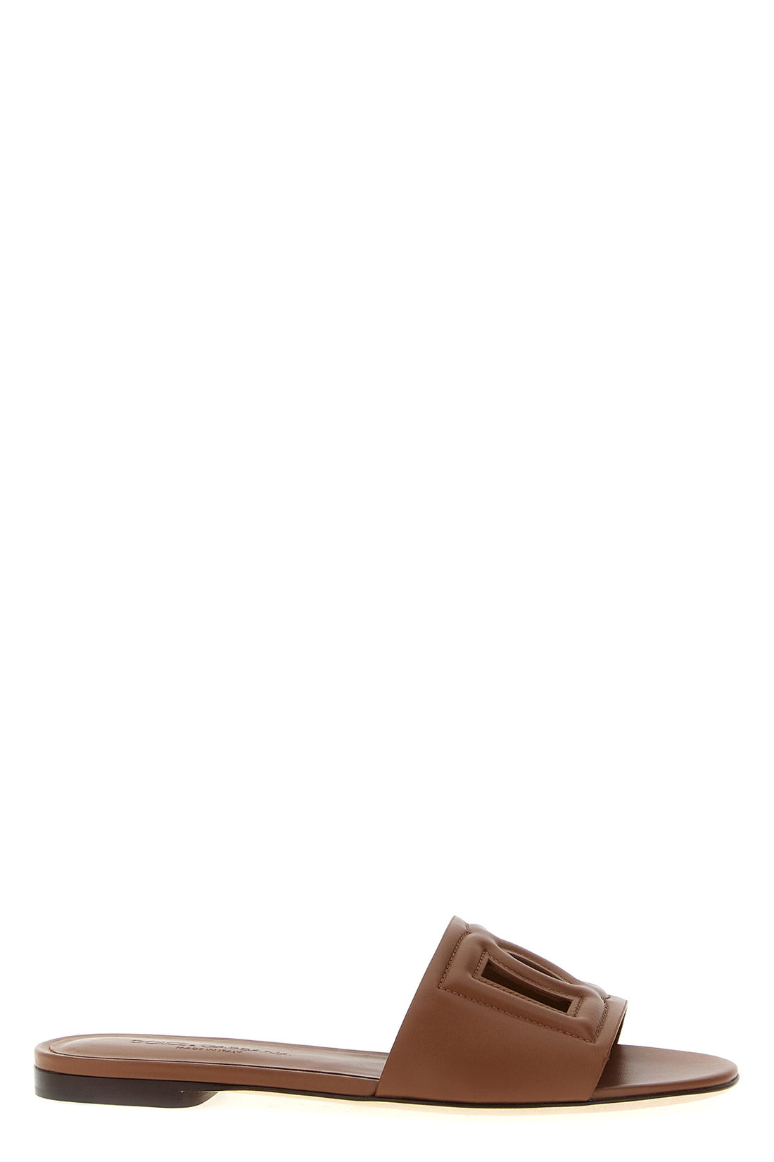 DOLCE &amp; GABBANA 36 calfskin leather slide