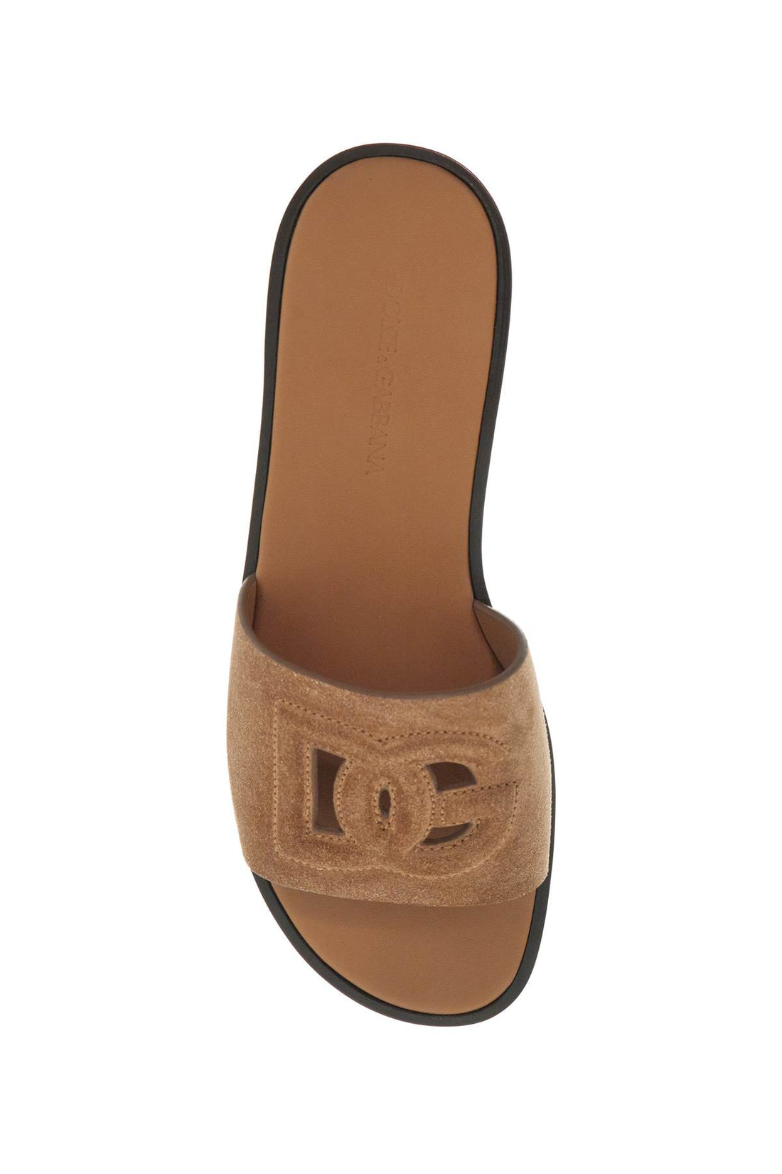 &quot;dg logo suede slides for stylish