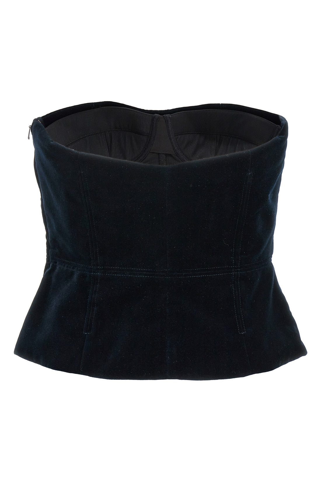 TOM FORD 40 strapless velvet top