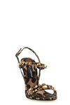 keira leopard-print satin sandals