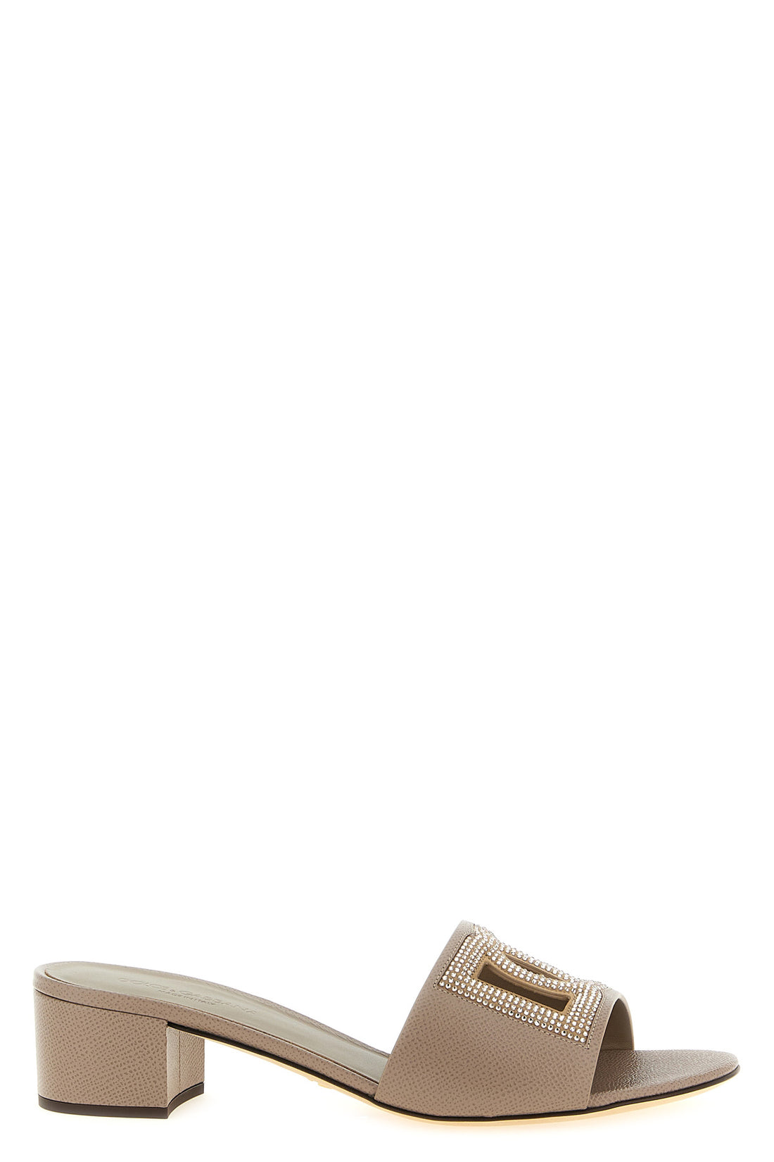 DOLCE &amp; GABBANA 36 dauphine calf leather mules