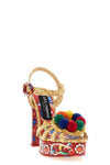 raffia sandal