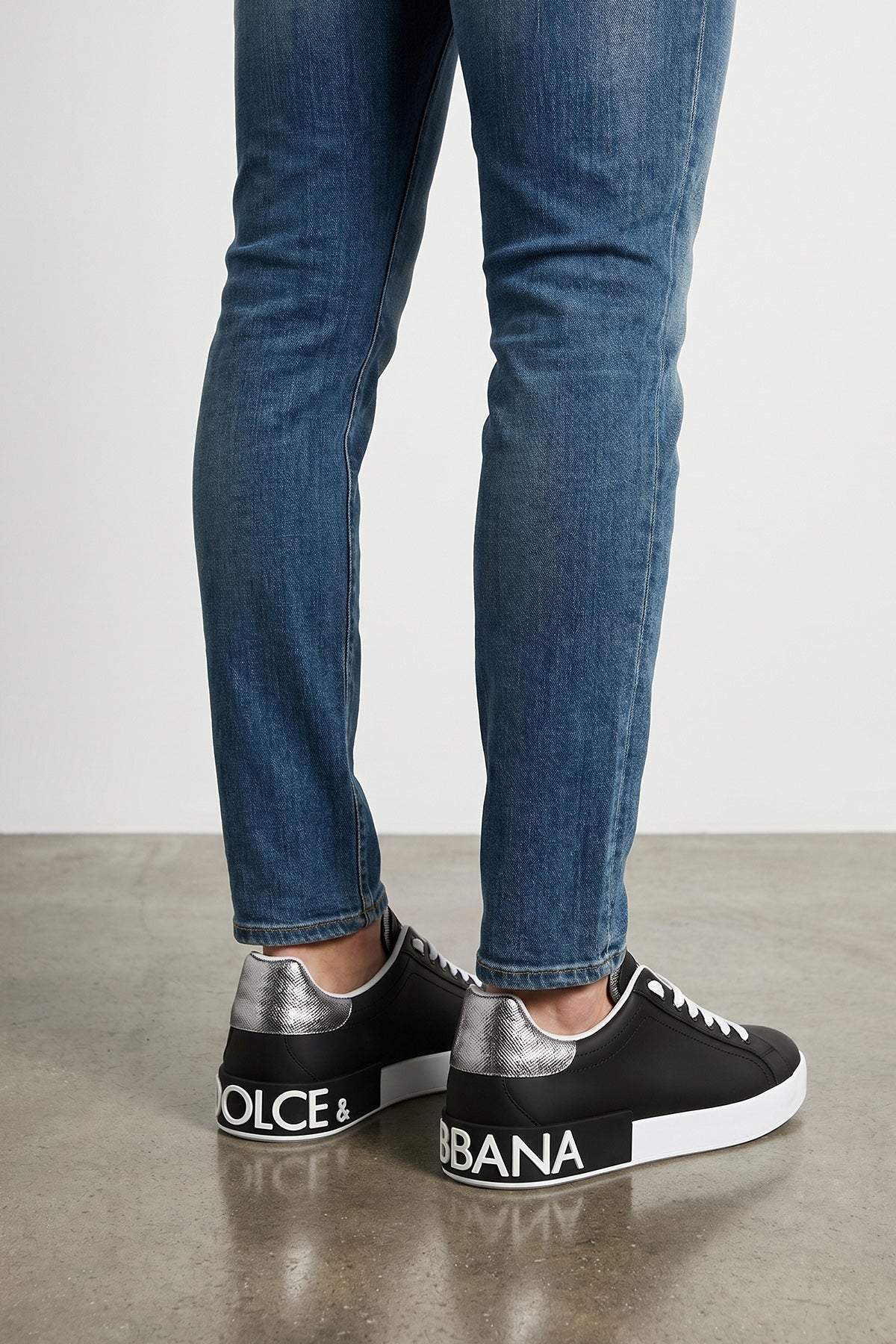 portofino low sneakers in leather