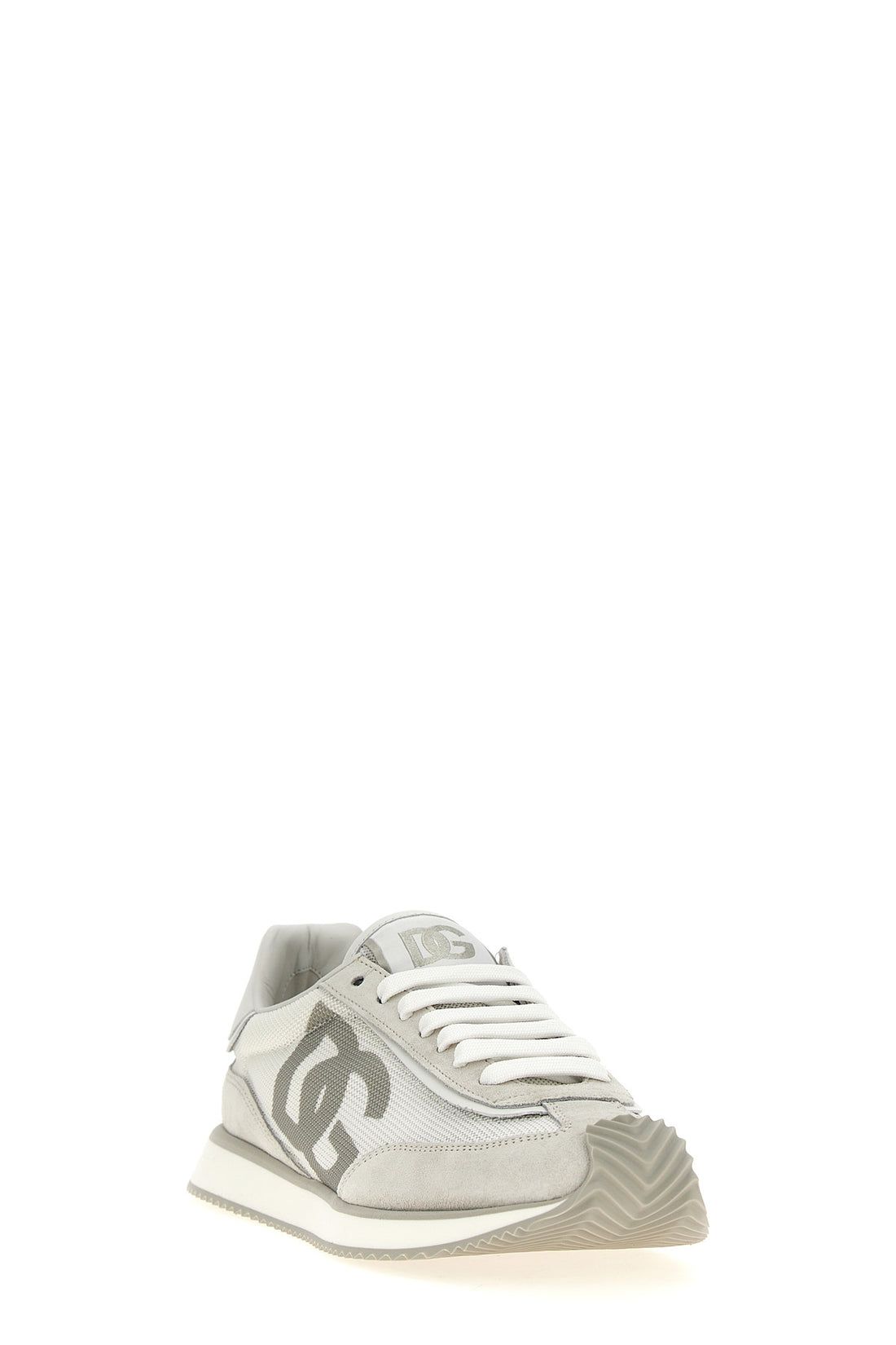DOLCE &amp; GABBANA 40 dg cushion mesh and suede fabric sneakers