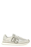 dg cushion mesh and suede fabric sneakers