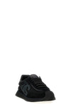 dg cushion mesh and suede fabric sneakers