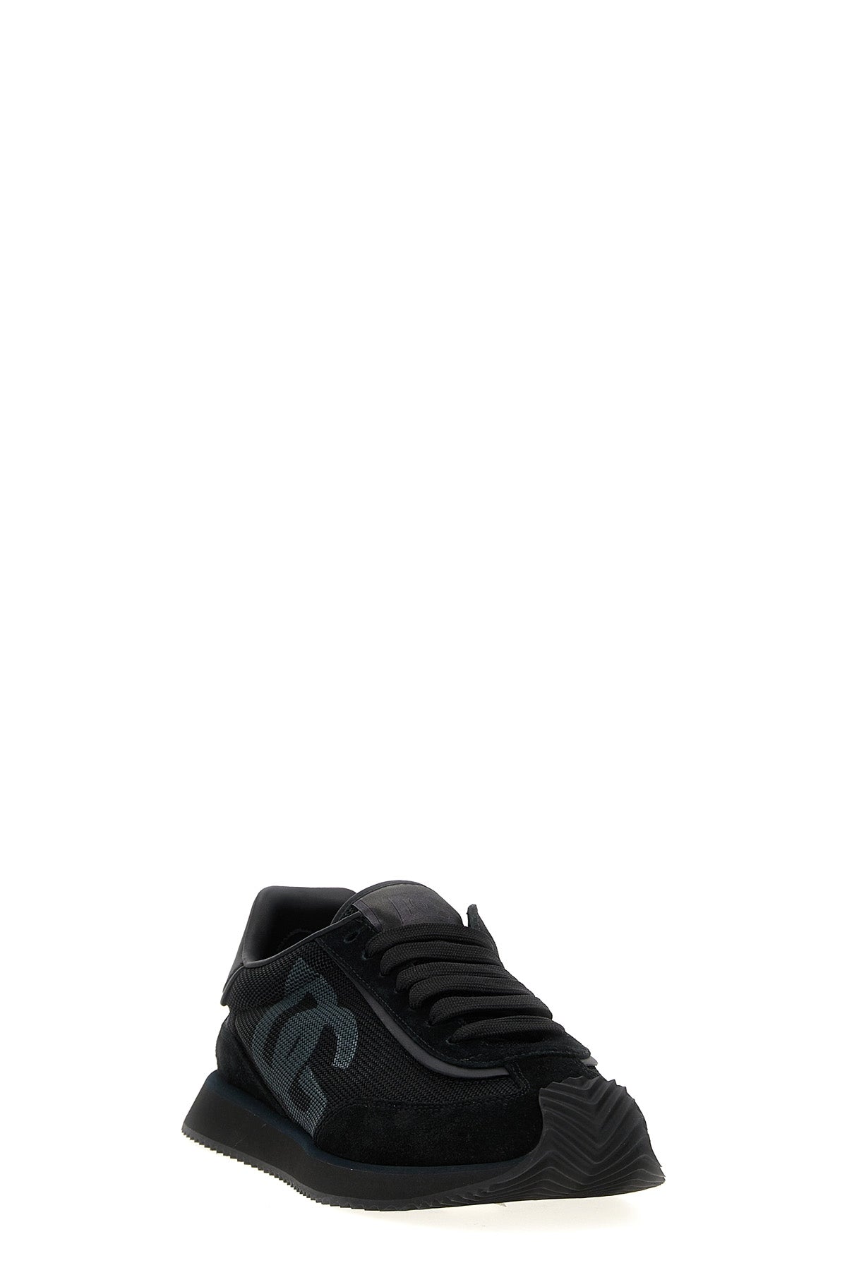 dg cushion mesh and suede fabric sneakers