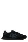 dg cushion mesh and suede fabric sneakers