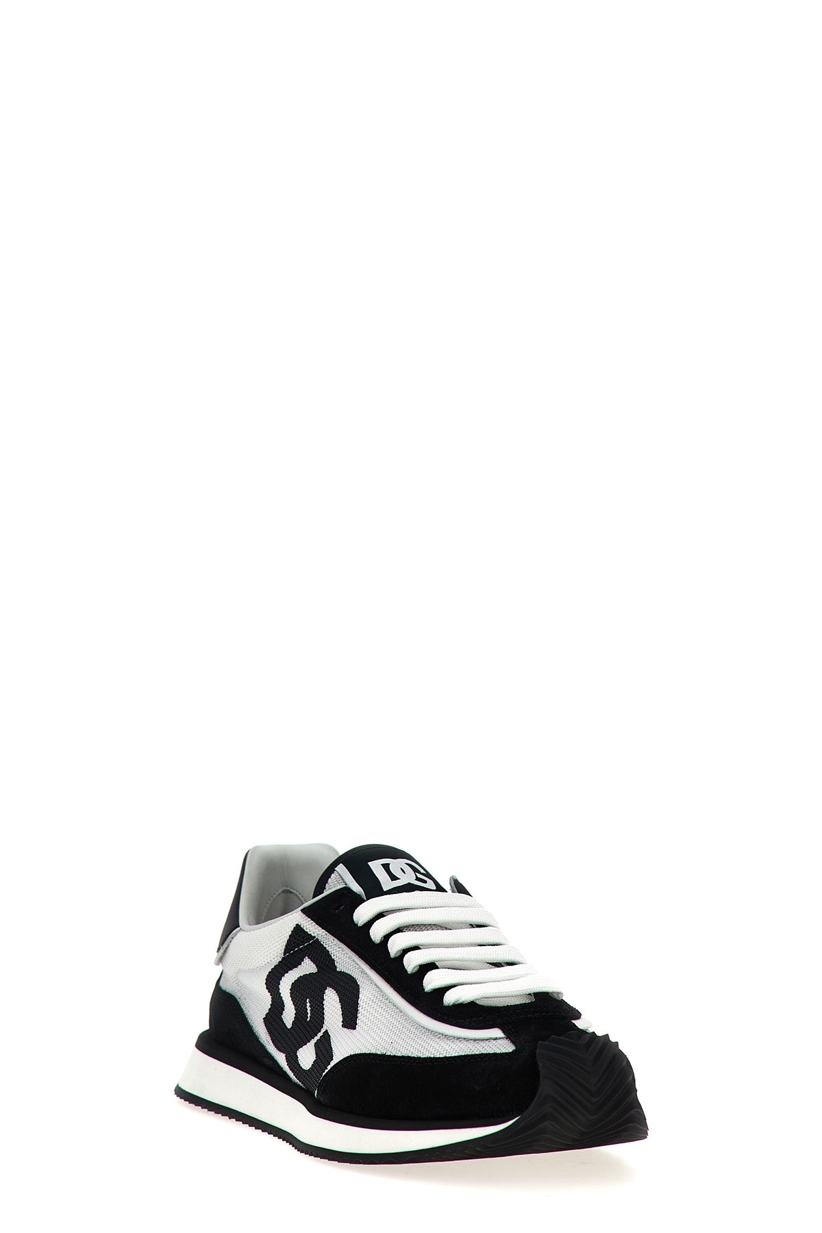 dg cushion mesh and suede fabric sneakers