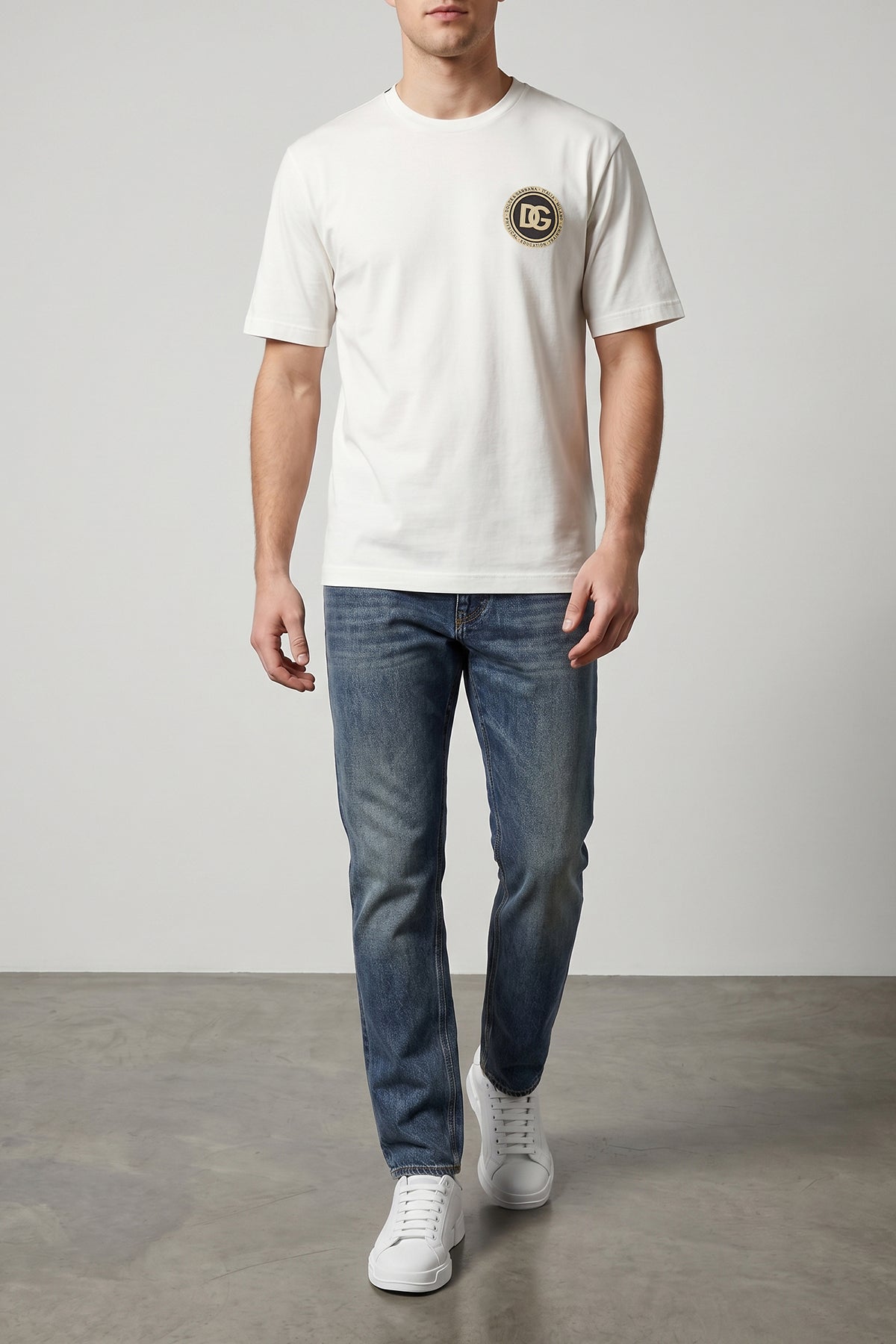portofino low-top leather sneakers