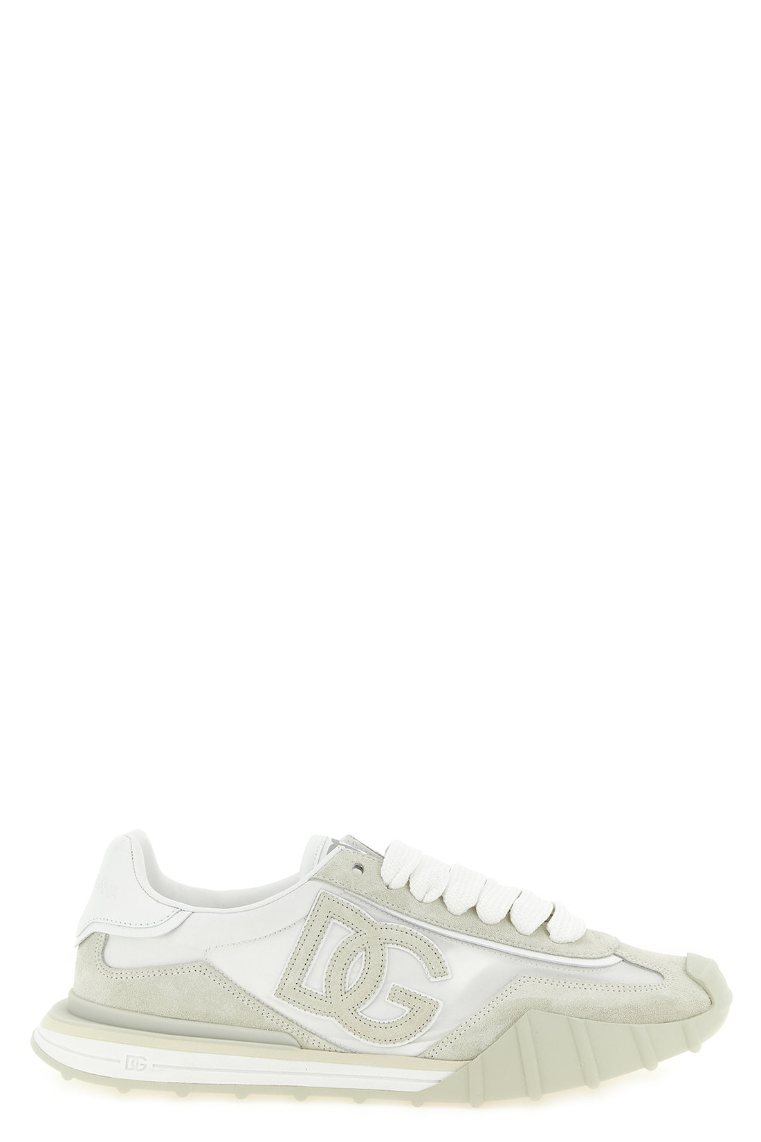 DOLCE &amp; GABBANA 43 dg athletic suede and canvas sneakers