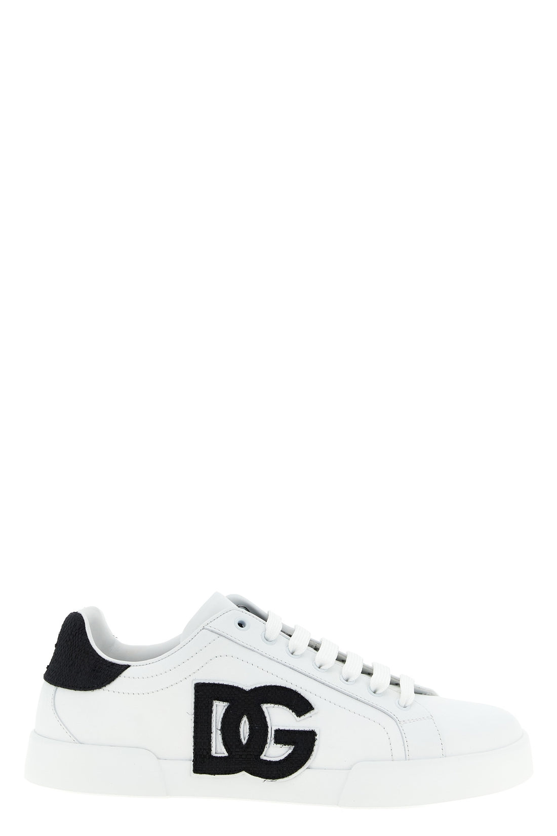 DOLCE &amp; GABBANA 41 portofino light strobel style calf leather sneakers