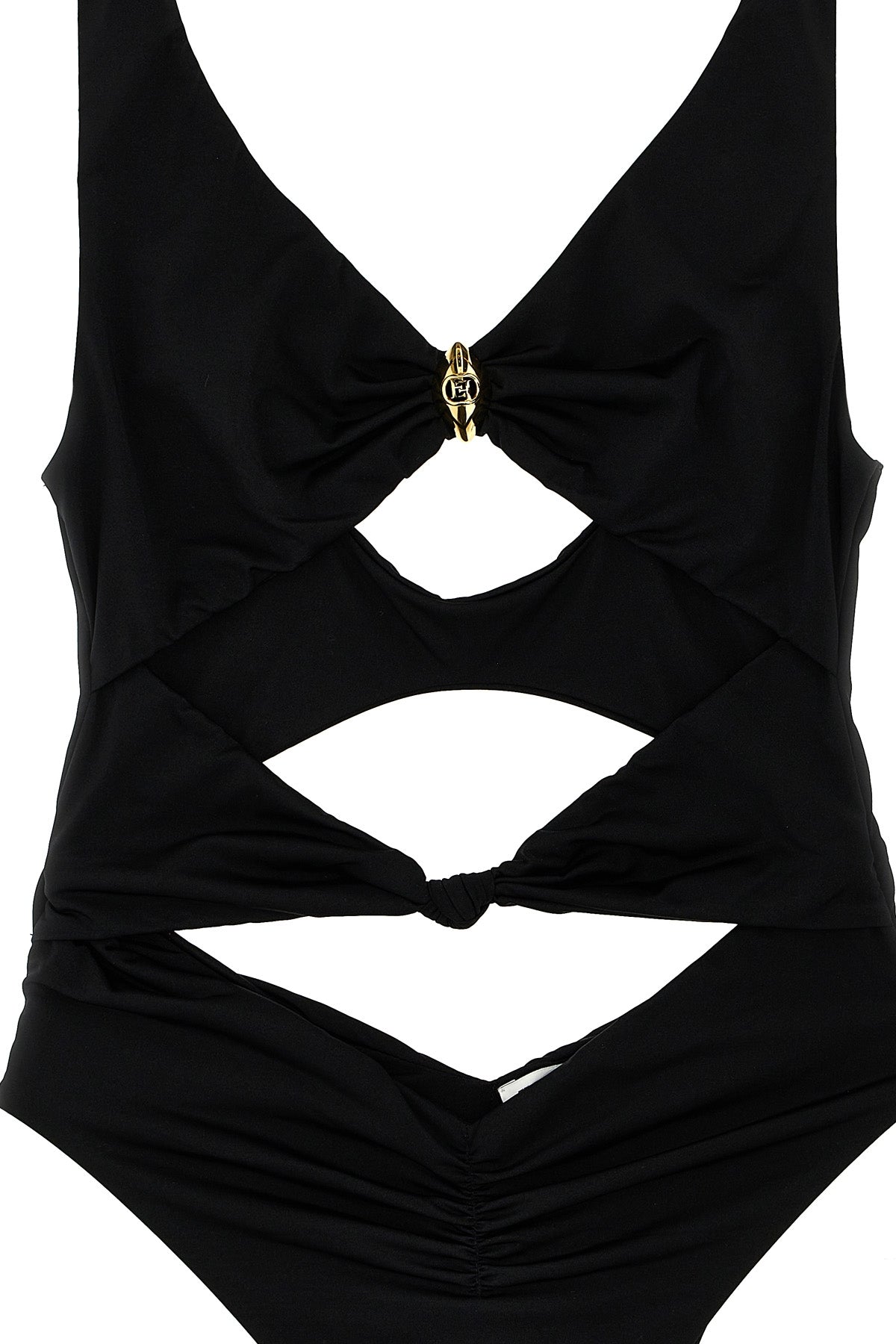 one-piece swimsuit in shiny lycra