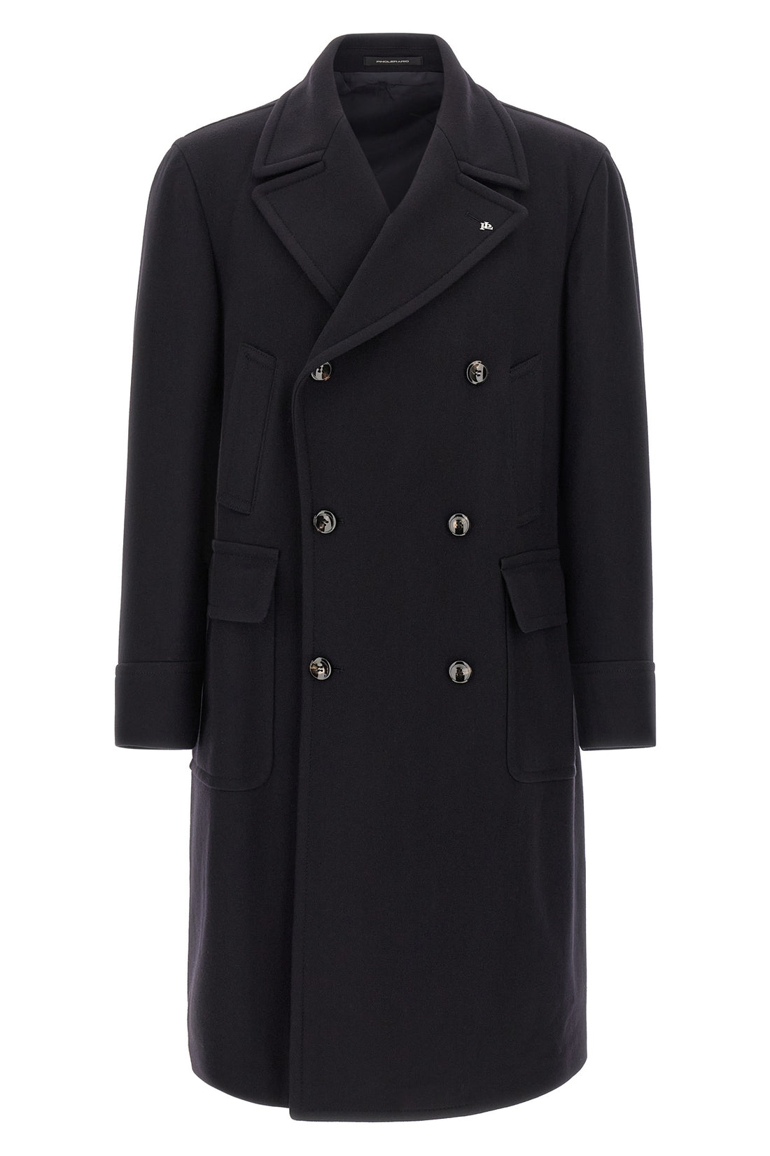 TAGLIATORE 50 double-breasted sherry wool and cashmere blend midi coat