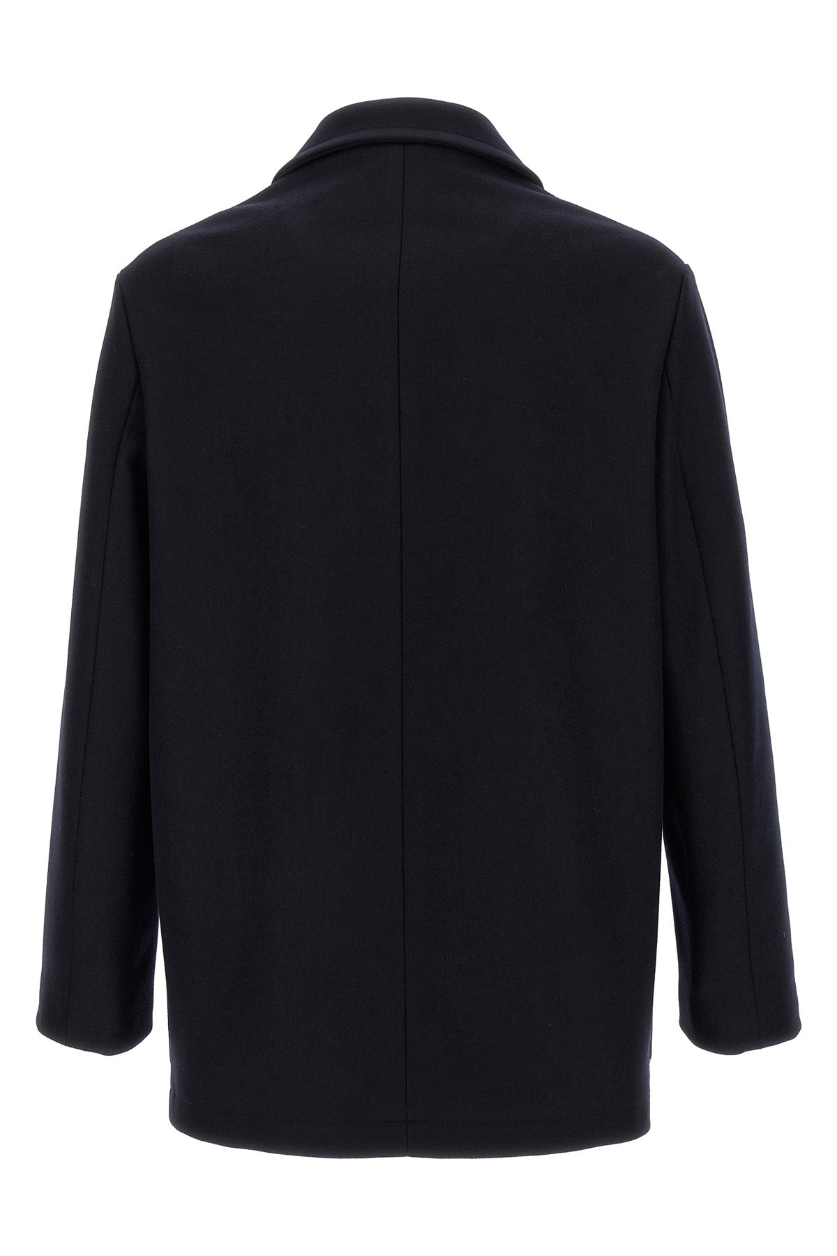 dosio double-breasted unstructured wool coat