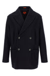 dosio double-breasted unstructured wool coat