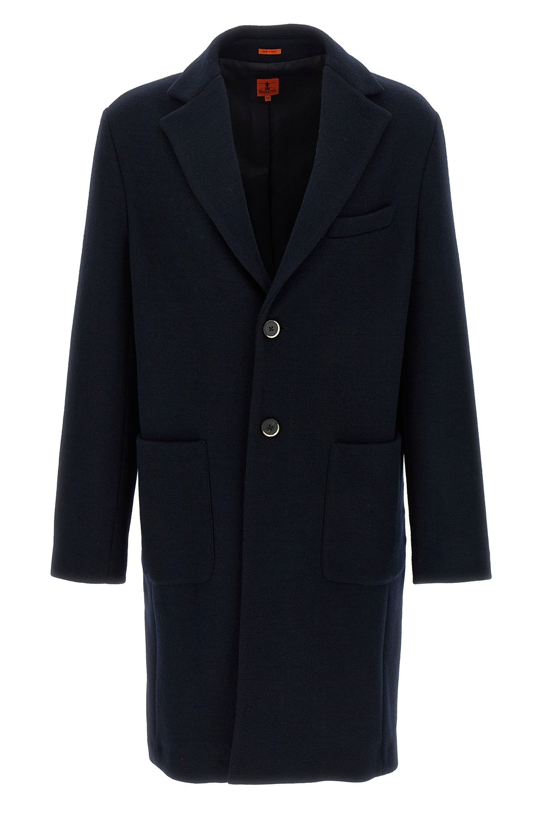 BARENA 46 baron wool jersey coat