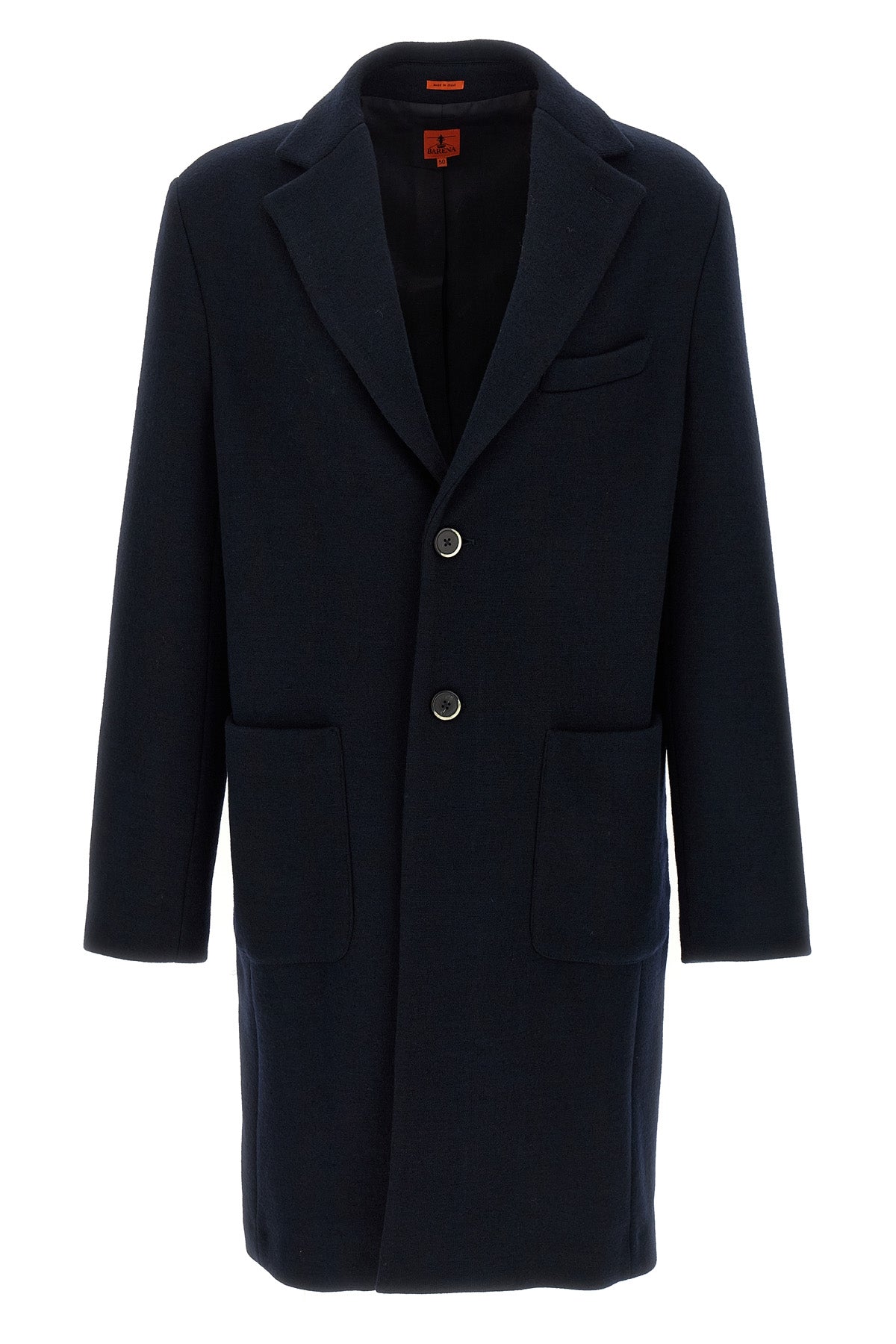 baron wool jersey coat