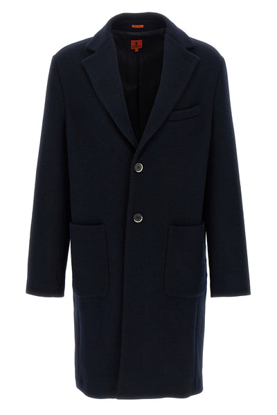 baron wool jersey coat