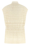 cotton gabardine vest