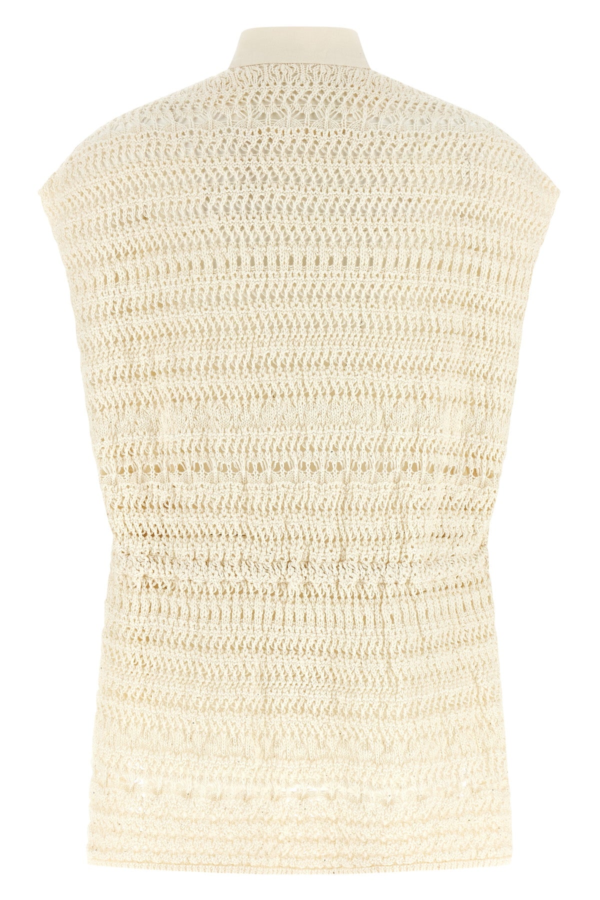 cotton gabardine vest