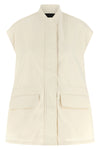 cotton gabardine vest