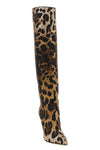 dolce & gabbana high boots redefine animal aesthetics through precious jacquard