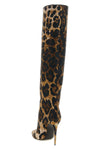dolce & gabbana high boots redefine animal aesthetics through precious jacquard