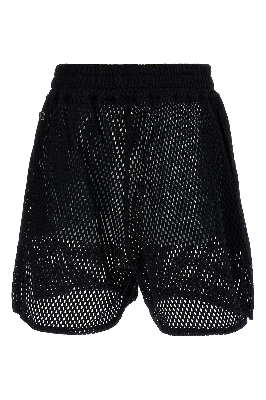 RICK OWENS XS champion x rick owens perforated cotton bermuda shorts