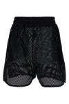 champion x rick owens perforated cotton bermuda shorts