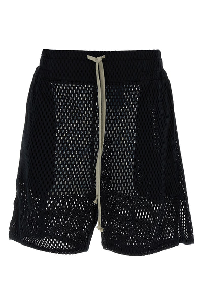champion x rick owens perforated cotton bermuda shorts