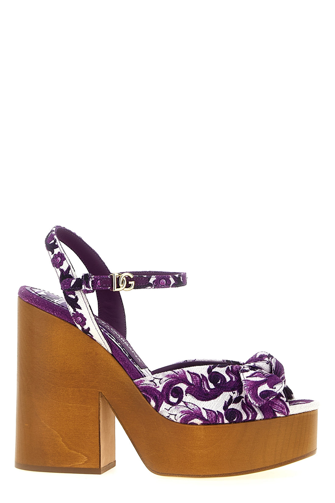 DOLCE &amp; GABBANA 37 maiolica print cotton