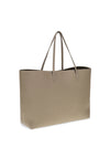 medium roll roman leather shopping bag