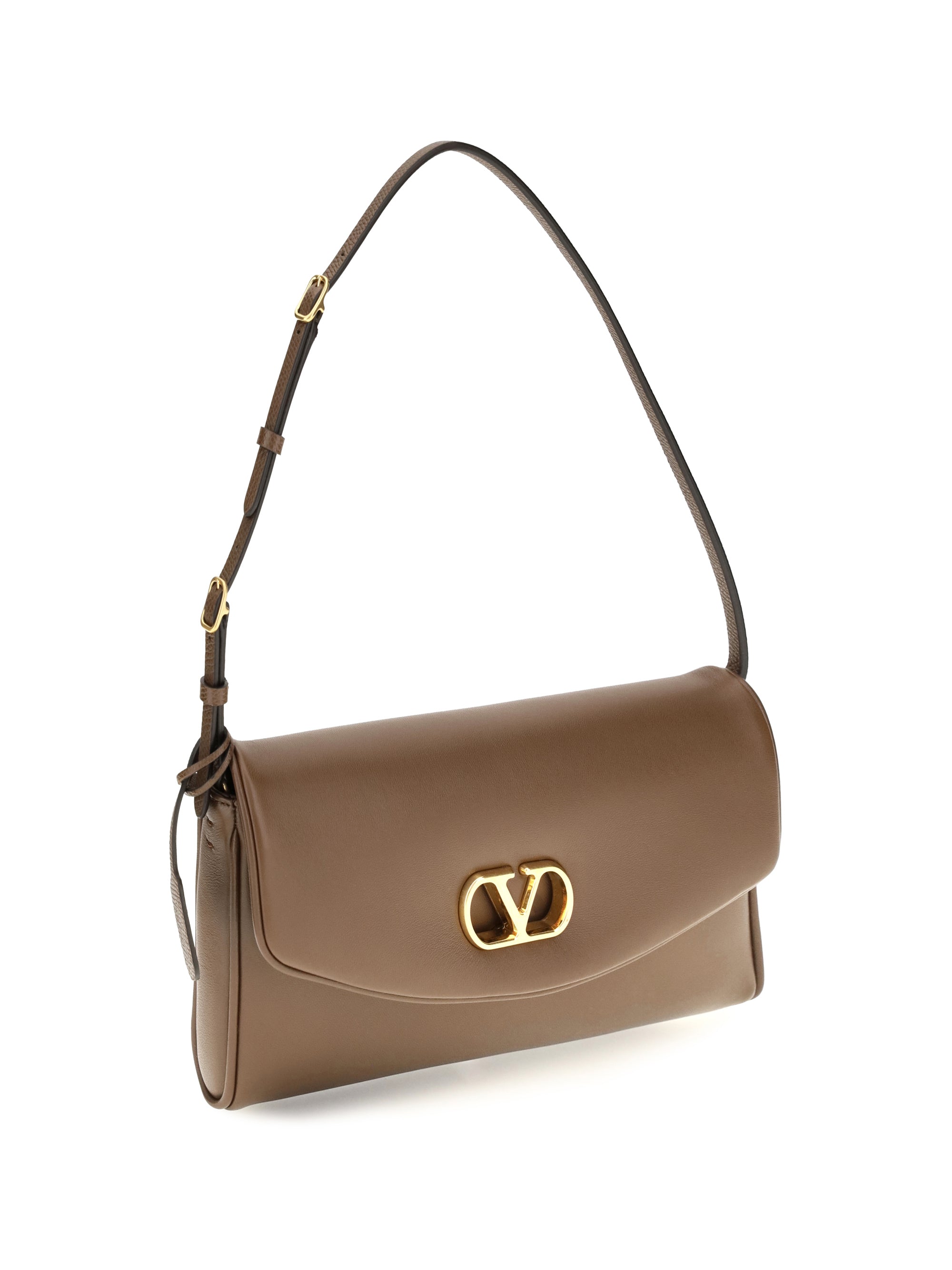 devain leather shoulder bag