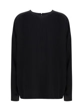 TOTEME 34 boxy satin top