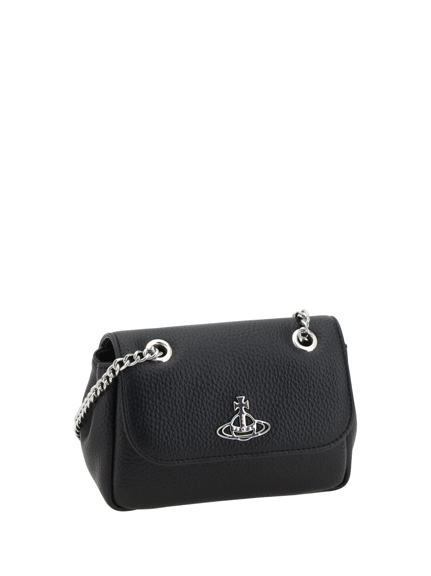VIVIENNE WESTWOOD OS orb logo shoulder bag