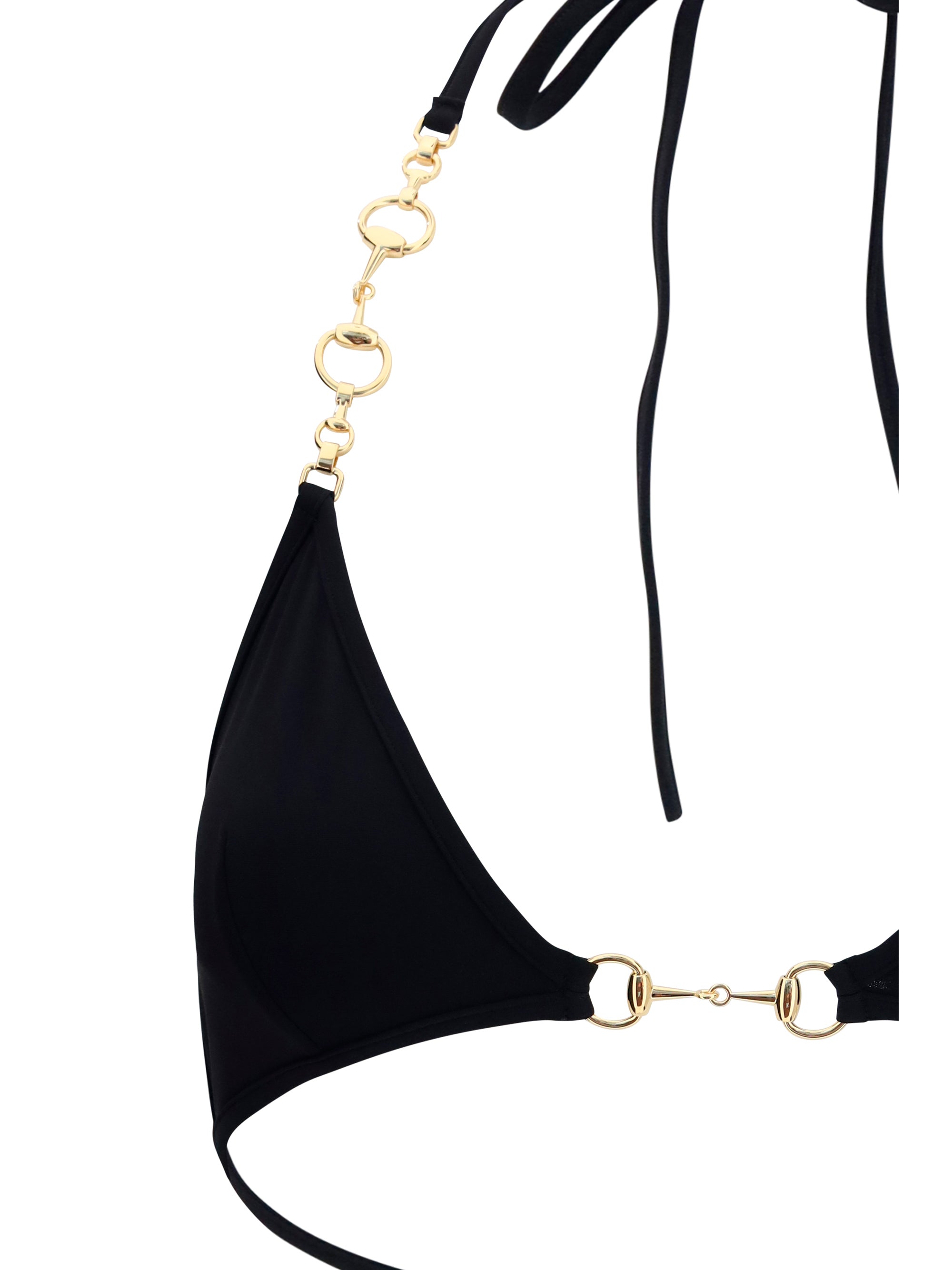 stretch jersey bikini with horsebit