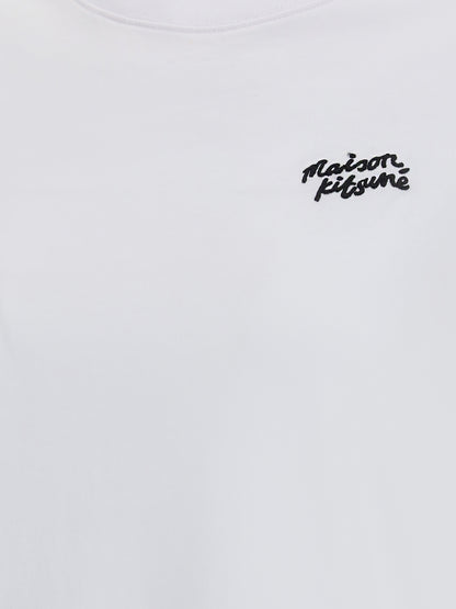 MAISON KITSUNÉ L contrast logo t-shirt