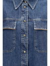 denim shirt with jewel details