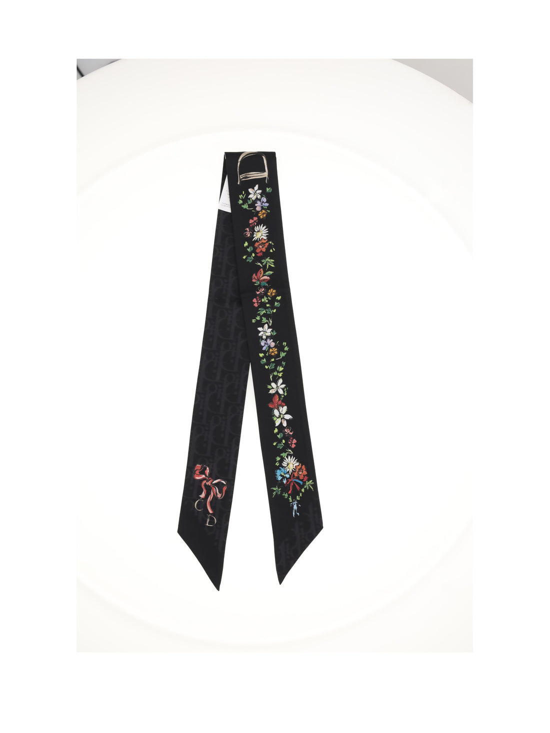 DIOR OS mitzah arabesque oblique scarf