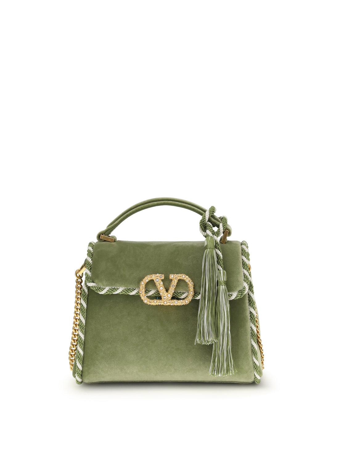 VALENTINO GARAVANI OS velvet vsling handbag