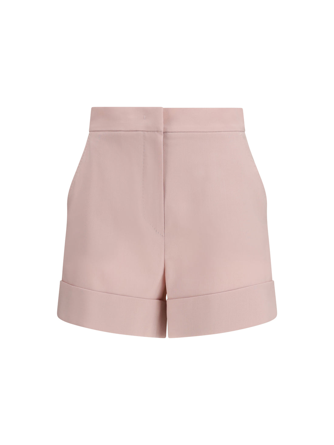 MAX MARA 38 mohair and silk canvas shorts 
