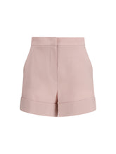 MAX MARA 38 mohair and silk canvas shorts 