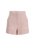MAX MARA 38 mohair and silk canvas shorts 