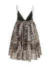 short snake-print dress