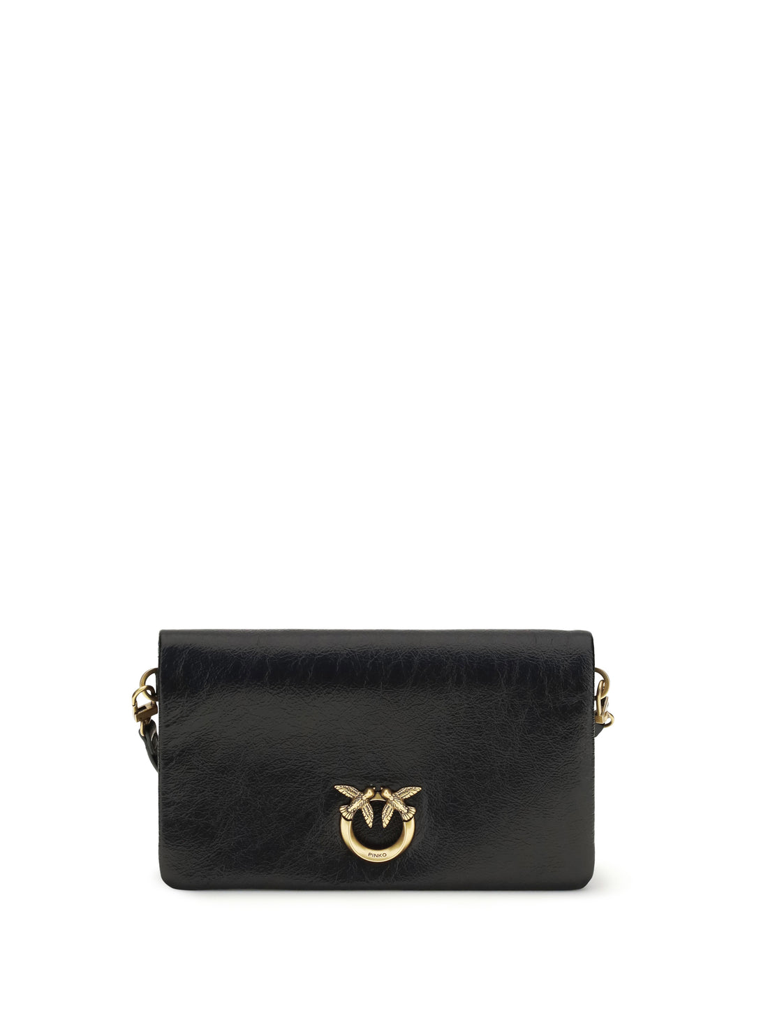 PINKO OS love click soft horizontal mini shoulder bag
