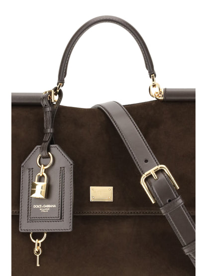 DOLCE &amp; GABBANA OS sicily suede handbag