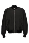 padded nylon bomber jacket